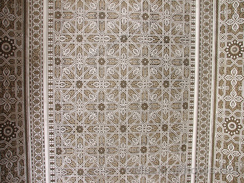 Details of the ceiling of the Sunnah Mosque